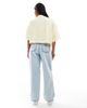 Miss Selfridge Petite Miss Selfridge Petite baggy jeans in light bleach wash-Blue - 2