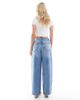 Miss Selfridge Petite Miss Selfridge Petite baggy jeans in mid blue wash - 2