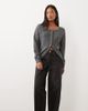 Miss Selfridge Petite Miss Selfridge petite baggy jeans in washed black - 1