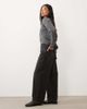 Miss Selfridge Petite Miss Selfridge petite baggy jeans in washed black - 3