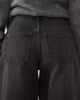 Miss Selfridge Petite Miss Selfridge petite baggy jeans in washed black - 4