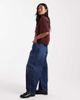 Miss Selfridge Petite Miss Selfridge Petite barrel leg jeans in indigo wash-Blue - 2