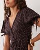 Miss Selfridge Petite Miss Selfridge Petite button up midaxi day dress in polka dots-Multi - 3