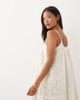 Miss Selfridge Petite Miss Selfridge petite cami trapeze dress in cream-White - 1