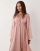 Miss Selfridge Petite Miss Selfridge Petite chiffon boho hanky hem midi dress in pink - 2