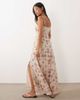 Miss Selfridge Petite Miss Selfridge Petite chiffon maxi dress in floral print-Multi - 3