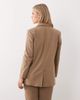 Miss Selfridge Petite Miss Selfridge Petite cinched blazer in camel-Green - 3