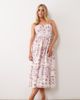 Miss Selfridge Petite Miss Selfridge Petite corset maxi dress in tile print-Multi - 1