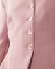 Miss Selfridge Petite Miss Selfridge Petite cropped collarless blazer in pink - 4