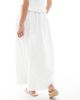 Miss Selfridge Petite Miss Selfridge Petite eyelet maxi skirt in white - 3