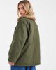 Miss Selfridge Petite Miss Selfridge Petite faux fur collar parka in khaki-Green - 4