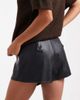 Miss Selfridge Petite Miss Selfridge Petite faux leather skort in black - 4