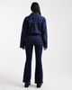 Miss Selfridge Petite Miss Selfridge Petite flare jeans in indigo wash-Blue - 3