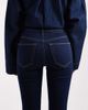 Miss Selfridge Petite Miss Selfridge Petite flare jeans in indigo wash-Blue - 4