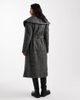 Miss Selfridge Petite Miss Selfridge Petite formal shawl collar wrap coat in herringbone-Multi - 3