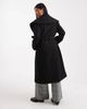 Miss Selfridge Petite Miss Selfridge Petite formal wrap coat in black - 3