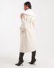 Miss Selfridge Petite Miss Selfridge Petite formal wrap coat in cream-White - 3