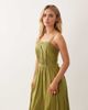 Miss Selfridge Petite Miss Selfridge Petite lace insert maxi dress in olive-Green - 3
