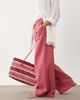 Miss Selfridge Petite Miss Selfridge Petite linen blend wide leg pants in raspberry-pink - 2