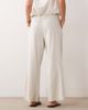 Miss Selfridge Petite Miss Selfridge Petite linen look pull-on pants in stone-Neutral - 2