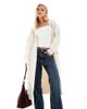 Miss Selfridge Petite Miss Selfridge Petite maxi cardigan in oatmeal-Neutral - 1