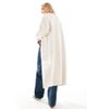 Miss Selfridge Petite Miss Selfridge Petite maxi cardigan in oatmeal-Neutral - 4