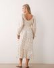 Miss Selfridge Petite Miss Selfridge Petite milkmaid maxi dress in yellow floral print-Multi - 3
