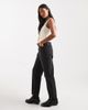 Miss Selfridge Petite Miss Selfridge Petite mom jeans in black wash - 2