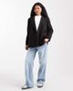 Miss Selfridge Petite Miss Selfridge Petite oversized blazer in black - 3