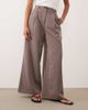 Miss Selfridge Petite Miss Selfridge Petite pinstripe pants in chocolate-Brown - 3