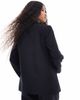 Miss Selfridge Petite Miss Selfridge Petite relaxed fit essential blazer in black - 3