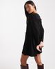 Miss Selfridge Petite Miss Selfridge Petite ruffle smock mini dress in black - 2