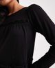 Miss Selfridge Petite Miss Selfridge Petite ruffle smock mini dress in black - 3