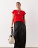 Miss Selfridge Petite Miss Selfridge Petite satin balloon pants in black - 1