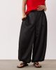 Miss Selfridge Petite Miss Selfridge Petite satin balloon pants in black - 3