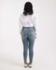 Miss Selfridge Petite Miss Selfridge Petite skinny jean in dirty wash-Blue - 2