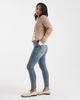 Miss Selfridge Petite Miss Selfridge Petite skinny jean in dirty wash-Blue - 3