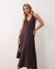 Miss Selfridge Petite Miss Selfridge Petite spun halter maxi dress in polka dot-Multi - 1