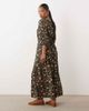 Miss Selfridge Petite Miss Selfridge Petite spun maxi day dress with lace trim in dark floral-Multi - 3