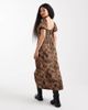 Miss Selfridge Petite Miss Selfridge Petite spun midaxi dress in animal print-Multi - 2