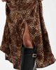 Miss Selfridge Petite Miss Selfridge Petite spun midaxi dress in animal print-Multi - 4