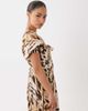 Miss Selfridge Petite Miss Selfridge Petite spun puff sleeve maxi dress in animal-Multi - 3