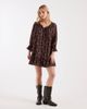 Miss Selfridge Petite Miss Selfridge Petite spun smock dress in paisley-Multi - 4