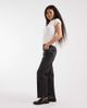 Miss Selfridge Petite Miss Selfridge Petite straight leg jeans in black wash - 2