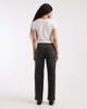 Miss Selfridge Petite Miss Selfridge Petite straight leg jeans in black wash - 3