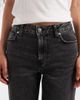 Miss Selfridge Petite Miss Selfridge Petite straight leg jeans in black wash - 4