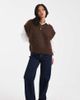 Miss Selfridge Petite Miss Selfridge Petite straight leg jeans in indigo wash-Blue - 1