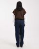 Miss Selfridge Petite Miss Selfridge Petite straight leg jeans in indigo wash-Blue - 2