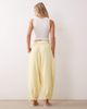 Miss Selfridge Petite Miss Selfridge Petite tailored balloon pants in buttermilk-Yellow - 3