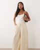 Miss Selfridge Petite Miss Selfridge Petite tailored balloon pants in off white - 1